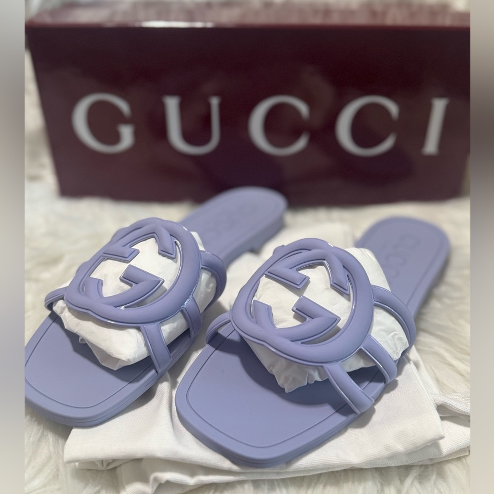 GuccI Rubber Slides
